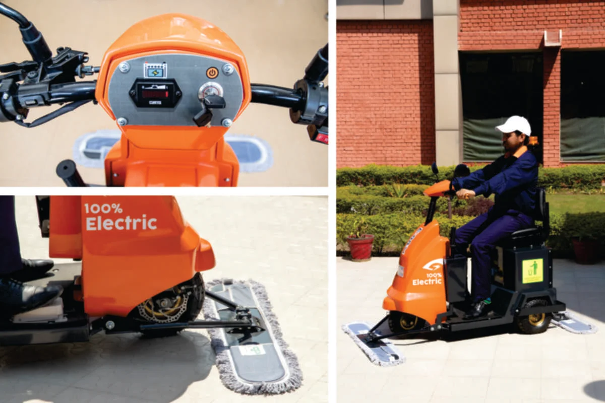 electric mopping floor cleaning machines