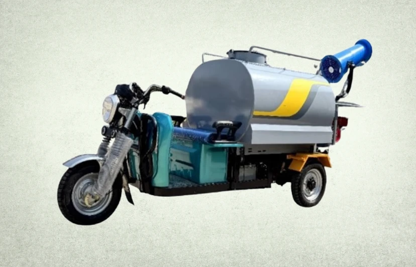 E-Volley 1500: Electric Tricycle for Dust Suppression & Road Cleaning