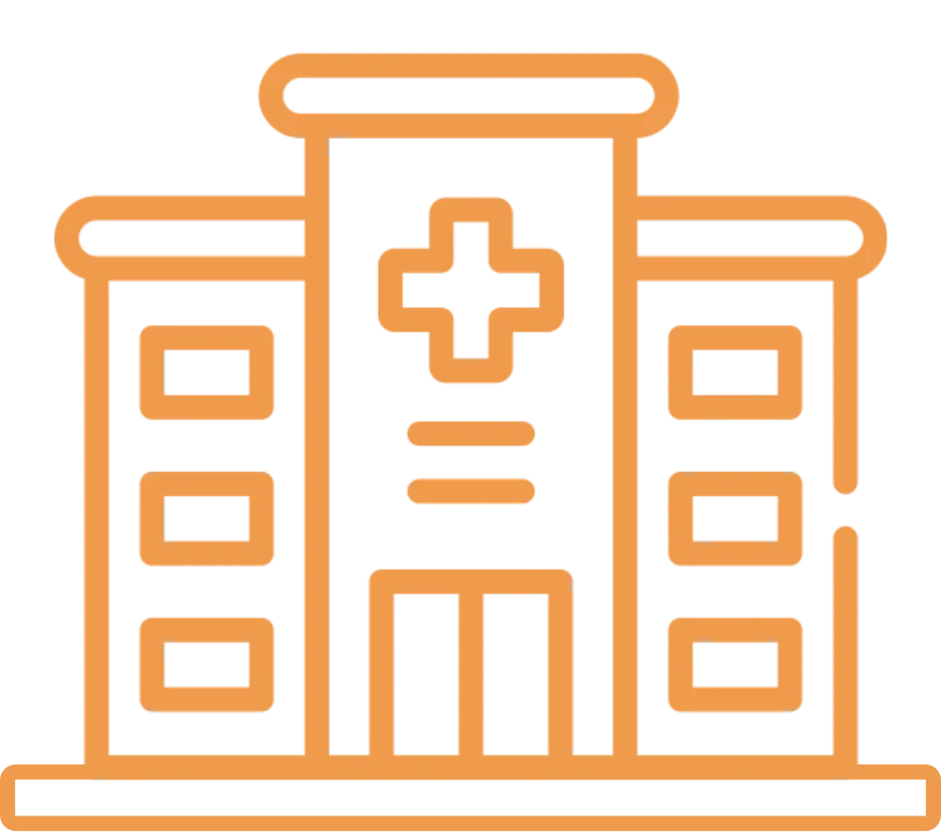 Hospital or medical facility icon