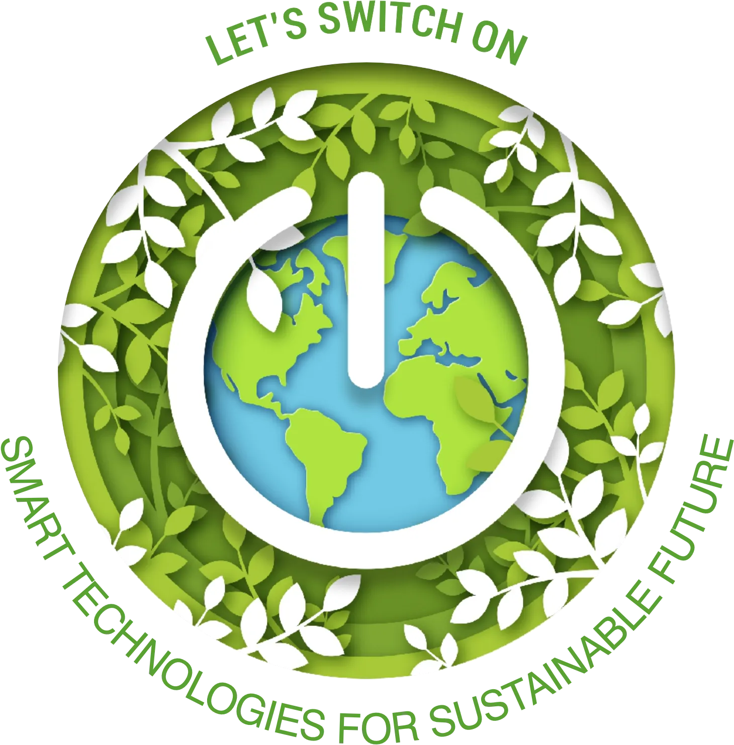 Let's Switch On initiative logo promoting sustainability and awareness