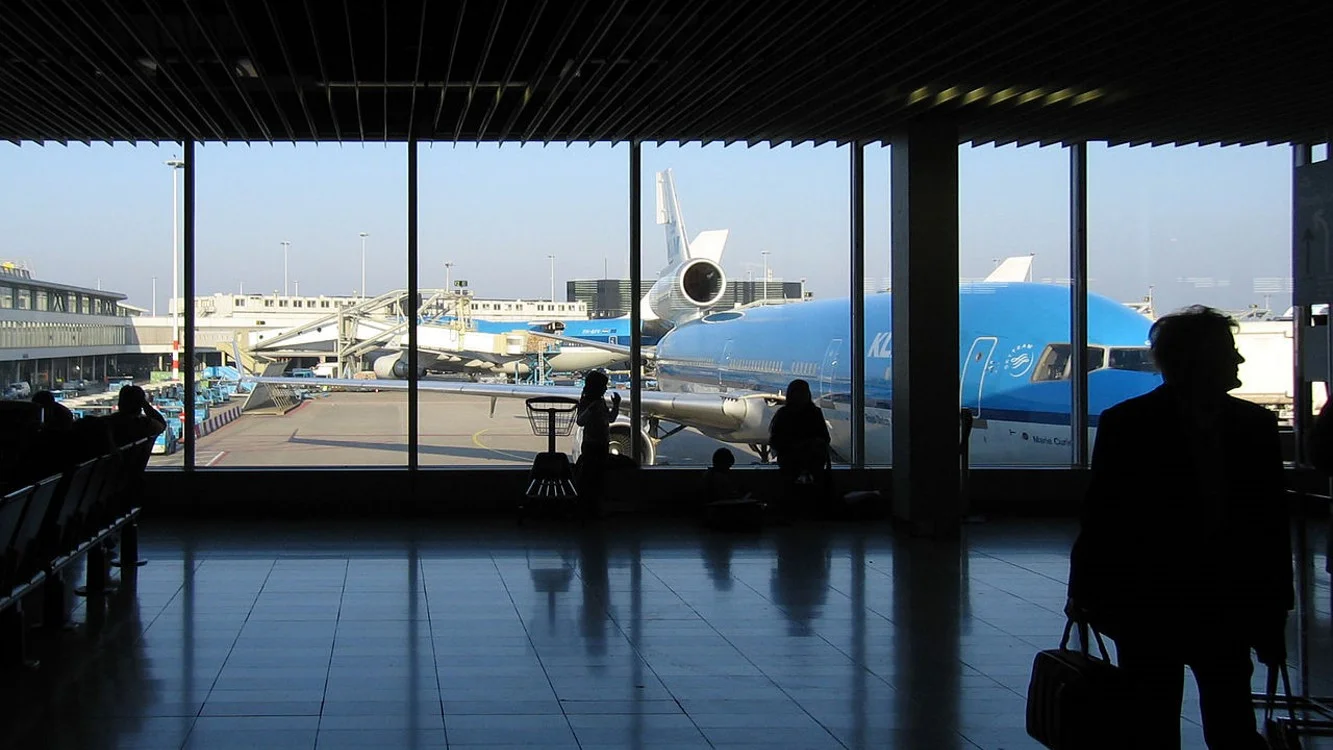 inside an airport