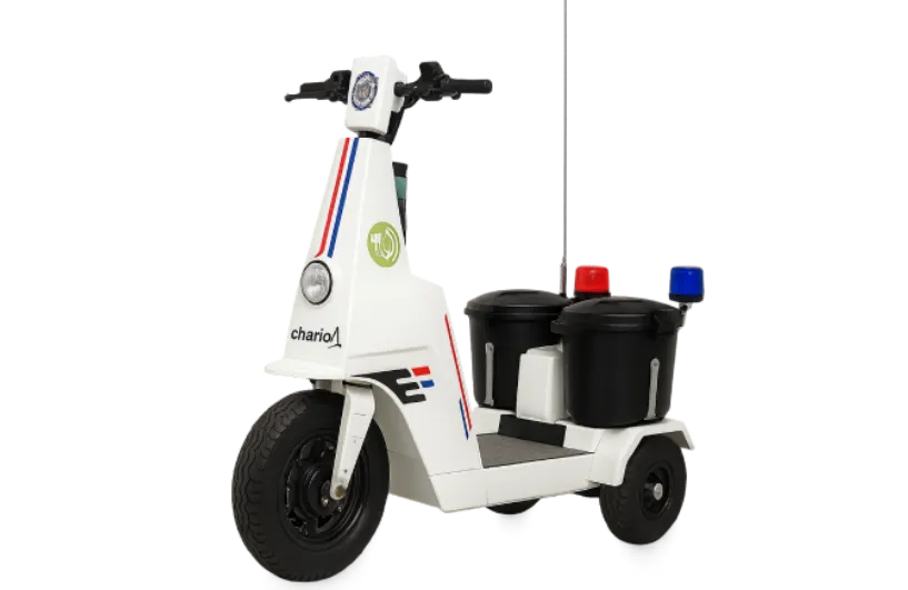 Chariot points setup for organized waste collection systemFV